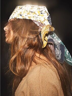 Free People Quilted Star Print Bandana